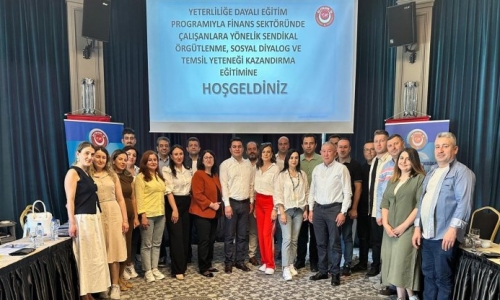 BARTIN'DA ÜYELERİMİZE SENDİKAL ÖRGÜTLENME, SOSYAL DİYALOG, İŞ KANUNLARI VE TEMSİL YETENEĞİ EĞİTİMİ VERİLDİ