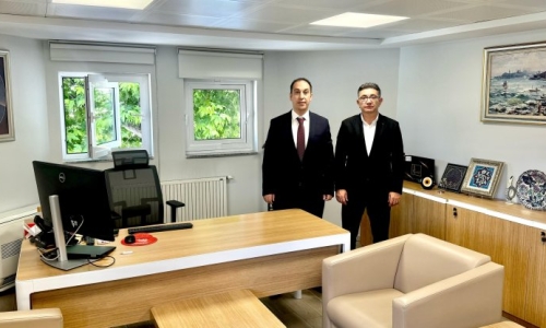 YİĞİT, ZİRAAT BANKASI KIRŞEHİR BÖLGE BAŞKANI SÖZEN'E 'HAYIRLI OLSUN' ZİYARETİNDE BULUNDU
