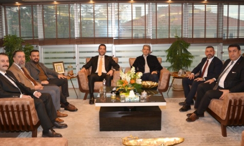 AK PARTİ OSMANİYE İL BAŞKANI BİNBOĞA VE İL GENEL MECLİS BAŞKANI GİZLİCE HAYIRLI OLSUN ZİYARETİNDE BULUNDU