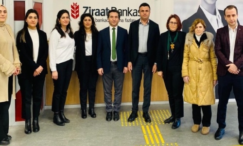 ARAS, ZİRAAT BANKASI KEKLİKPINARI ŞUBE MÜDÜRÜ ERASLAN VE ÜYELERİMİZİ ZİYARET ETTİ