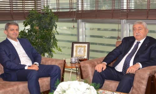 TESK BAŞKANI PALANDÖKEN, GENEL BAŞKANIMIZ EROĞLU'NU ZİYARET ETTİ