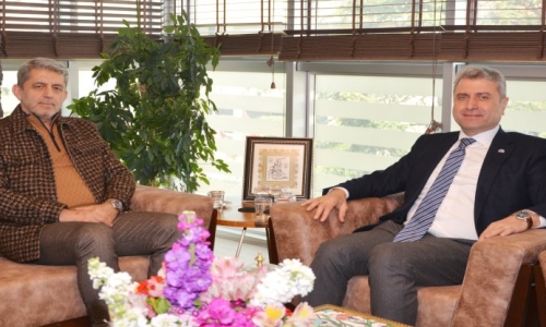 TÜHİS GENEL SEKRETERİ BAŞ, GENEL BAŞKANIMIZ EROĞLU'NU ZİYARET ETTİ