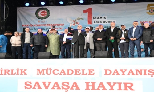 ULUDAĞ’IN GÖLGESİNDE HAK-İŞ’TEN TARİHİ 1 MAYIS