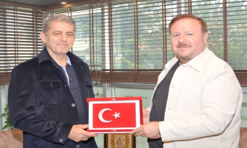 ÖZ İPLİK İŞ SENDİKASI GENEL BAŞKANI AY, GENEL BAŞKANIMIZ EROĞLU'NU ZİYARET ETTİ