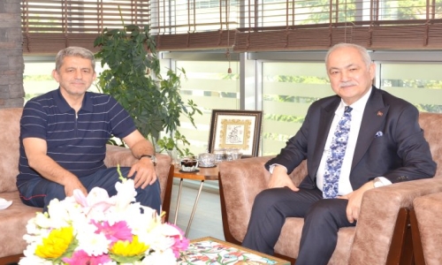 OSMANİYE ESKİ BELEDİYE BAŞKANI KARA, GENEL BAŞKANIMIZ EROĞLU'NA NEZAKET VE GEÇMİŞ OLSUN ZİYARETİNDE BULUNDU
