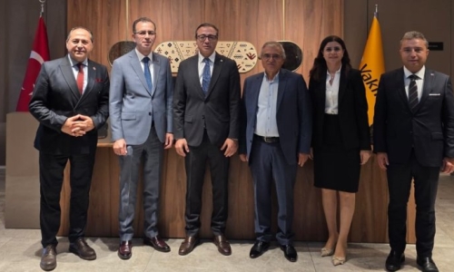 VAKIFBANK GMY KIRBAŞ İLE HALKBANK GRUP BAŞKANI YILDIZ ZİYARET EDİLDİ