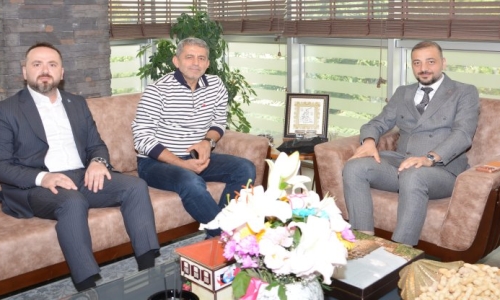 GENEL BAŞKANIMIZ EROĞLU, TÜGVA YÖNETİCİLERİNİ MİSAFİR ETTİ